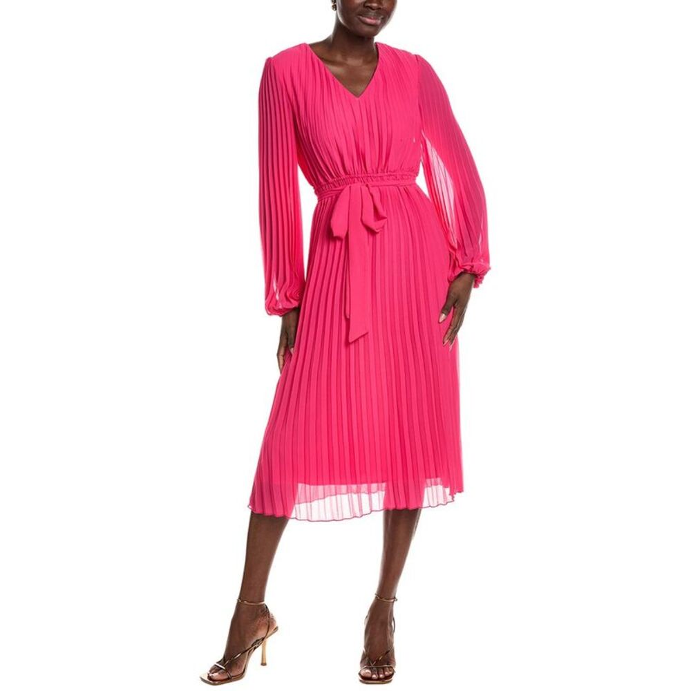 Sam Edelman Womens  Accordion Pleated Midi Dress